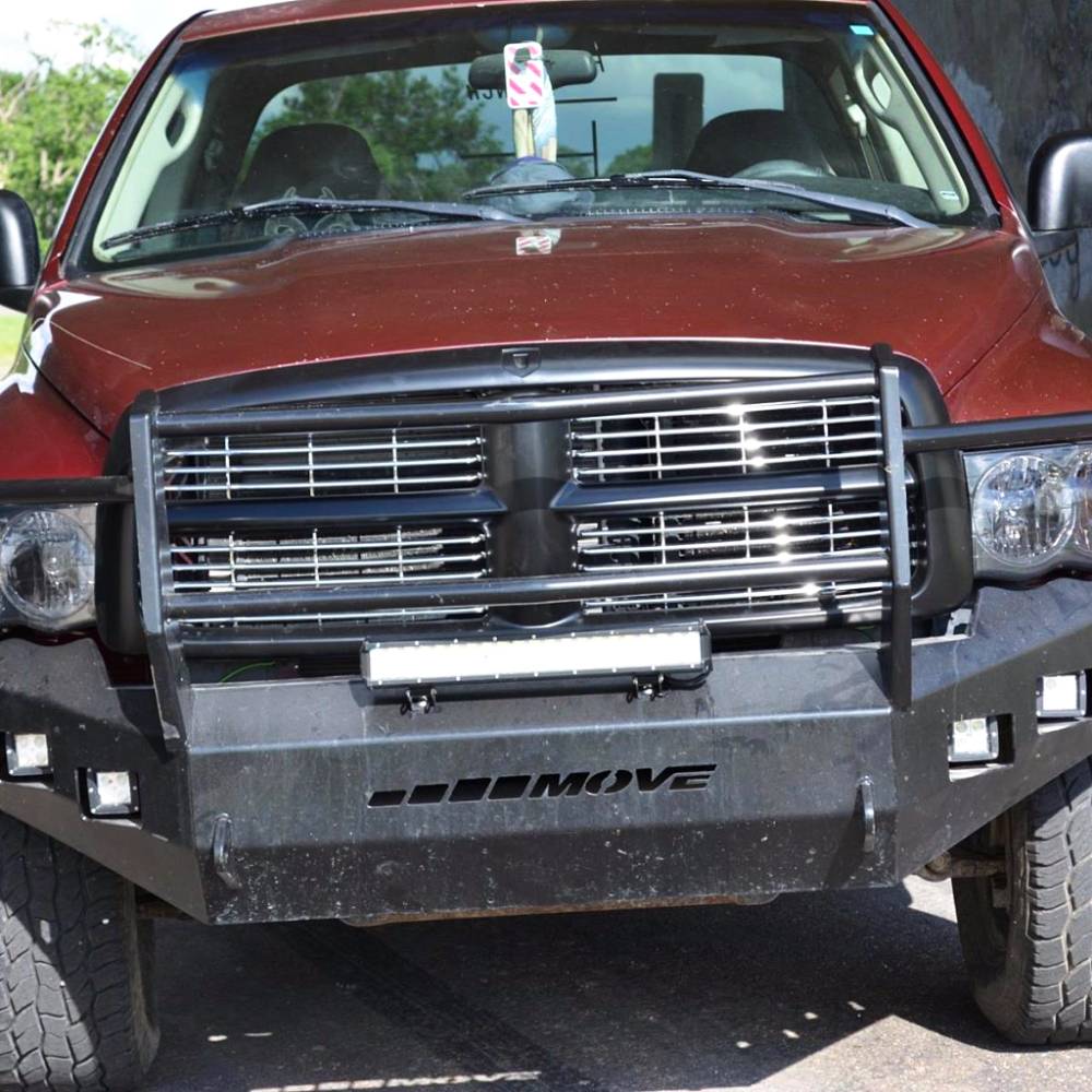 Primed Front Upper Bumper Cover For 2002-2005 Dodge Ram 1500, 2500, 3500 - Evan-Fischer