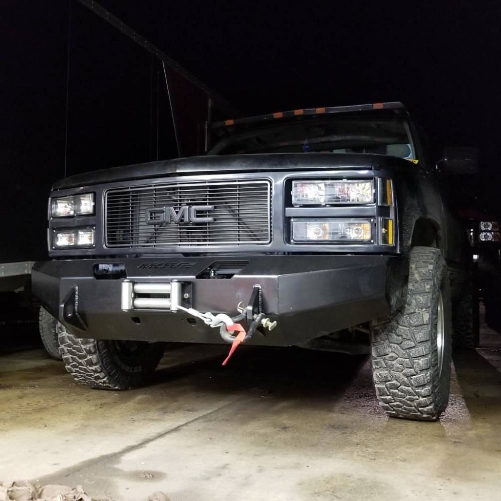 Evan-Fischer Rear Bumper For 1988-1991 GMC K1500 – Chrome, Direct Fit, Without Impact Strip Holes