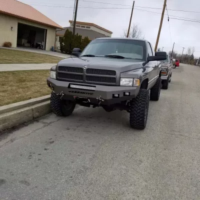 DODGE 2500-3500 1994-2002 with CLASSIC FRONT Weld It Yourself STANDARD installed