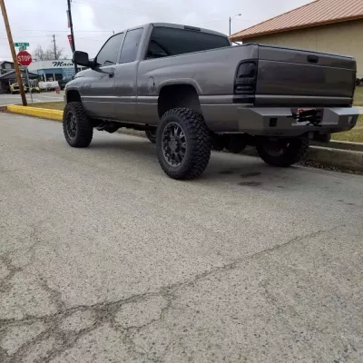 DODGE 2500-3500 1994-2002 with CLASSIC REAR Weld It Yourself STANDARD installed