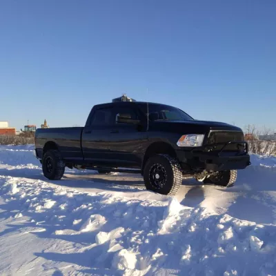 DODGE 2500-3500 2010-2018 with CLASSIC FRONT Weld It Yourself STANDARD installed
