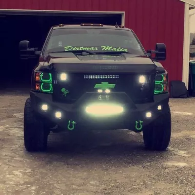 CHEVY 2500-3500HD 2007.5-2010 with CLASSIC FRONT Weld It Yourself STANDARD installed