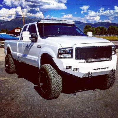FORD F250-350 2005-2007 with CLASSIC FRONT Weld It Yourself STANDARD installed