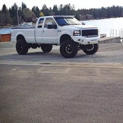 FORD F250-350 2005-2007 with CLASSIC FRONT Weld It Yourself STANDARD installed