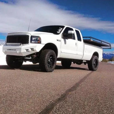 FORD F250-350 2005-2007 with CLASSIC FRONT Weld It Yourself STANDARD installed