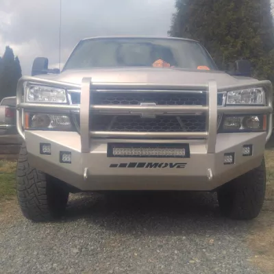 CHEVY 2500-3500HD 2003-2007 with CLASSIC FRONT Weld It Yourself STANDARD installed