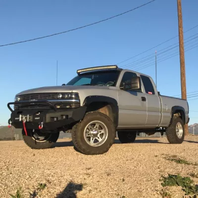 CHEVY 1500 1999-2002 with CLASSIC FRONT Weld It Yourself Offroad installed