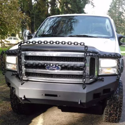FORD F250-350 2005-2007 with CLASSIC FRONT Weld It Yourself STANDARD installed