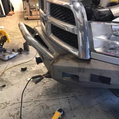 DODGE 2500-3500 2010-2018 with CLASSIC FRONT Weld It Yourself STANDARD installed