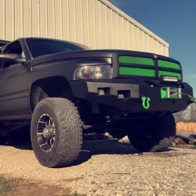 DODGE 2500-3500 1994-2002 with CLASSIC FRONT Weld It Yourself Offroad installed