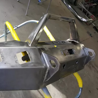 CHEVY 2500-3500HD 2003-2007 with CLASSIC FRONT Weld It Yourself Offroad installed
