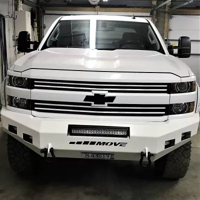 CHEVY 2500-3500HD 2015-2019 with CLASSIC FRONT Weld It Yourself STANDARD installed