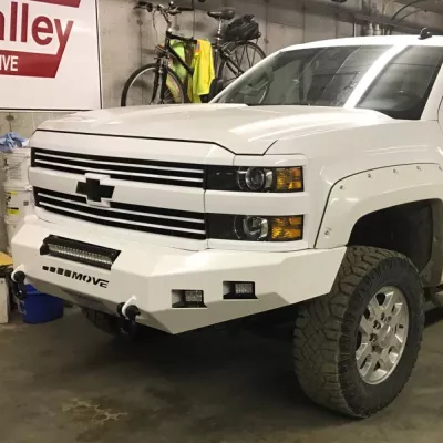 CHEVY 2500-3500HD 2015-2019 with CLASSIC FRONT Weld It Yourself STANDARD installed
