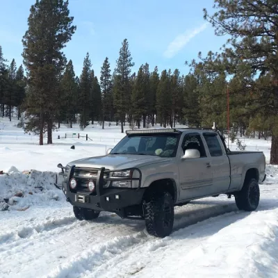 CHEVY 1500HD 2003-2007 with CLASSIC FRONT Weld It Yourself Offroad installed