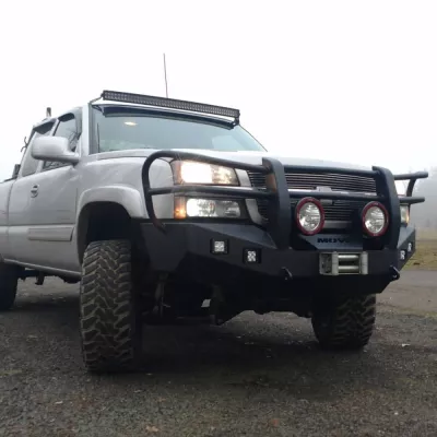 CHEVY 1500HD 2003-2007 with CLASSIC FRONT Weld It Yourself Offroad installed