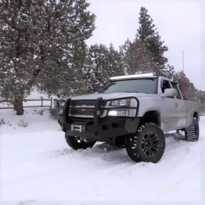 CHEVY 1500HD 2003-2007 with CLASSIC FRONT Weld It Yourself Offroad installed