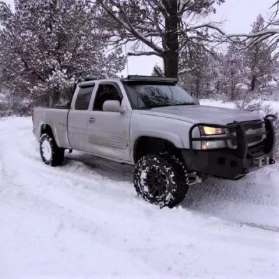 CHEVY 1500HD 2003-2007 with CLASSIC FRONT Weld It Yourself Offroad installed