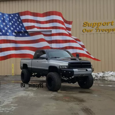 DODGE 2500-3500 1994-2002 with CLASSIC FRONT Weld It Yourself STANDARD installed