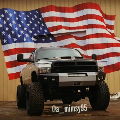 DODGE 2500-3500 1994-2002 with CLASSIC FRONT Weld It Yourself STANDARD installed
