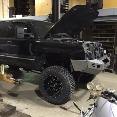 CHEVY 1500 2003-2007 with CLASSIC FRONT Weld It Yourself STANDARD installed