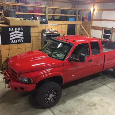 DODGE 2500-3500 1994-2002 with CLASSIC FRONT Weld It Yourself Offroad installed