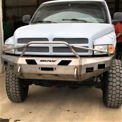 DODGE 1500 1994-2001 with CLASSIC FRONT Weld It Yourself Offroad installed