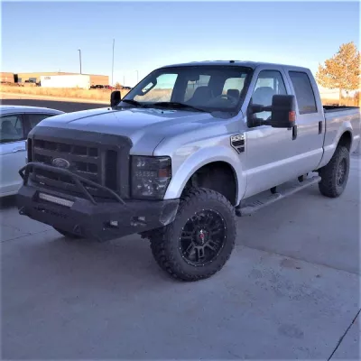 FORD F250-350 2008-2010 with CLASSIC FRONT Weld It Yourself STANDARD installed