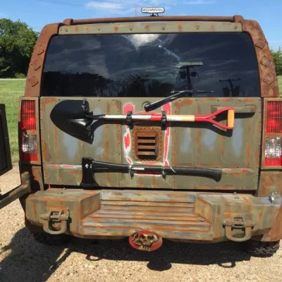 HUMMER H3 2005-2010 with CLASSIC REAR Weld It Yourself STANDARD installed