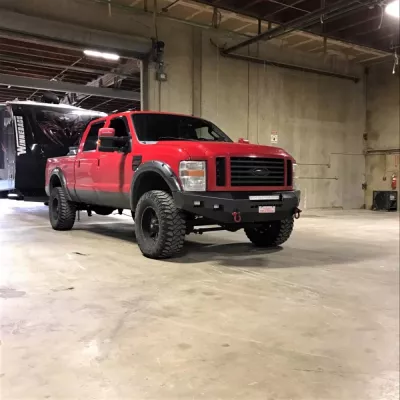 FORD F250-350 2008-2010 with CLASSIC FRONT Weld It Yourself STANDARD installed