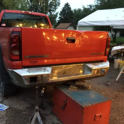 CHEVY 2500-3500HD 2003-2007 with CLASSIC REAR Weld It Yourself STANDARD installed
