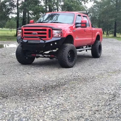 FORD F250-350 2005-2007 with CLASSIC FRONT Weld It Yourself STANDARD installed