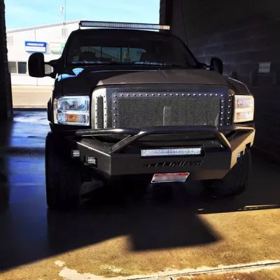 FORD F250-350 2005-2007 with CLASSIC FRONT Weld It Yourself STANDARD installed