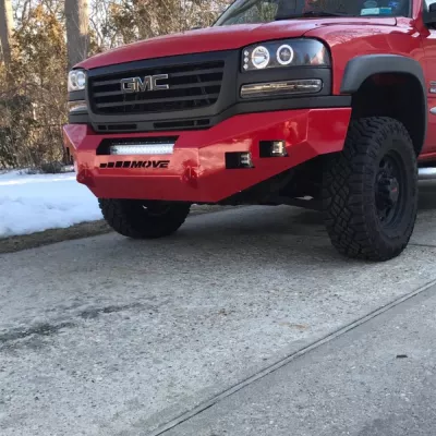 GMC 2500-3500HD 2003-2007 with CLASSIC FRONT Weld It Yourself STANDARD installed