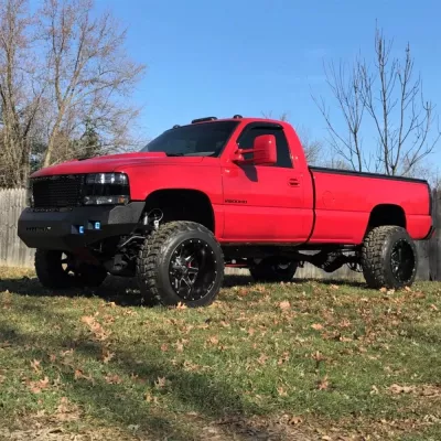 CHEVY 2500-3500HD 1999-2002 with CLASSIC FRONT Weld It Yourself STANDARD installed