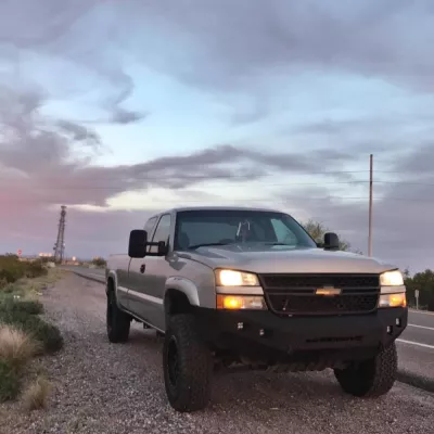 CHEVY 2500-3500HD 2003-2007 with CLASSIC FRONT Weld It Yourself STANDARD installed