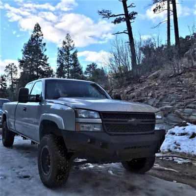 CHEVY 2500-3500HD 2003-2007 with CLASSIC FRONT Weld It Yourself STANDARD installed