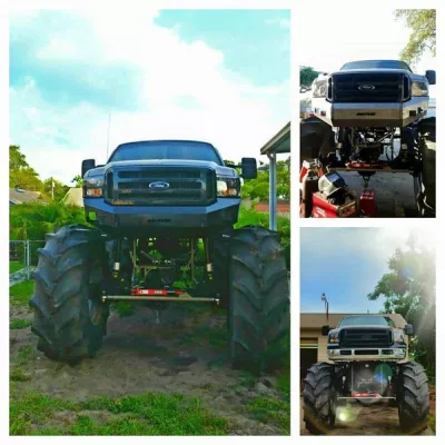 FORD F250-350 2005-2007 with CLASSIC FRONT Weld It Yourself STANDARD installed