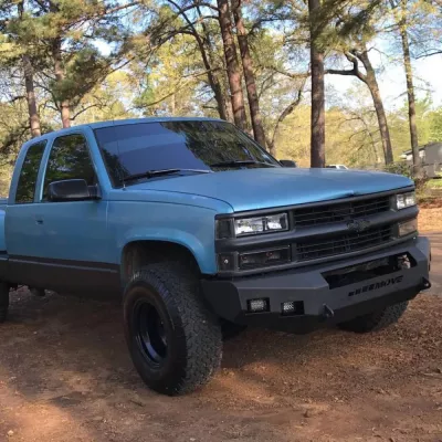 CHEVY 1500 1988-1998 with CLASSIC FRONT Weld It Yourself STANDARD installed