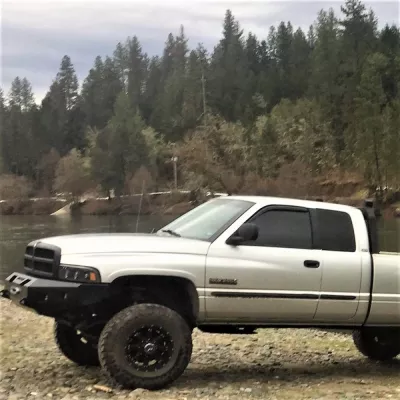 DODGE 2500-3500 1994-2002 with CLASSIC FRONT Weld It Yourself Offroad installed