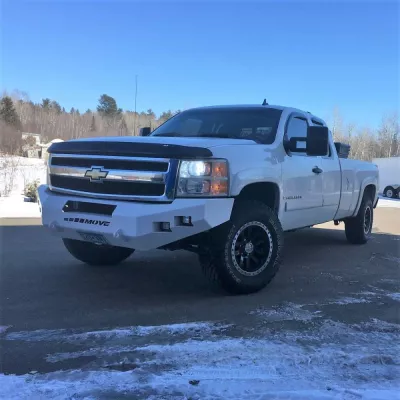 CHEVY 1500 2007.5-2013 with CLASSIC FRONT Weld It Yourself STANDARD installed