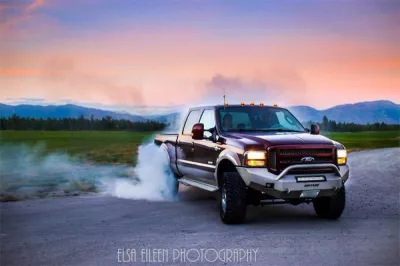 FORD F250-350 2005-2007 with CLASSIC FRONT Weld It Yourself STANDARD installed