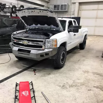 CHEVY 1500 2007.5-2013 with CLASSIC FRONT Weld It Yourself STANDARD installed