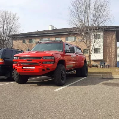 CHEVY 2500-3500HD 1999-2002 with CLASSIC FRONT Weld It Yourself STANDARD installed