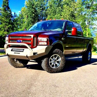 FORD F250-350 2005-2007 with CLASSIC FRONT Weld It Yourself STANDARD installed
