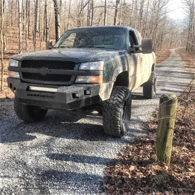 CHEVY 1500HD 2003-2007 with CLASSIC FRONT Weld It Yourself STANDARD installed