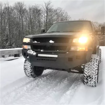 CHEVY 1500HD 2003-2007 with CLASSIC FRONT Weld It Yourself STANDARD installed