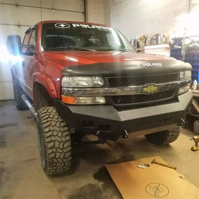 CHEVY 2500-3500HD 1999-2002 with CLASSIC FRONT Weld It Yourself STANDARD installed