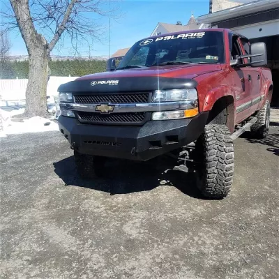 CHEVY 2500-3500HD 1999-2002 with CLASSIC FRONT Weld It Yourself STANDARD installed