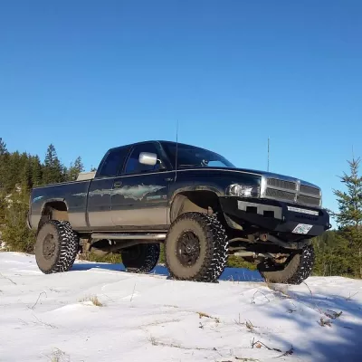 DODGE 2500-3500 1994-2002 with CLASSIC FRONT Weld It Yourself STANDARD installed