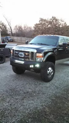 FORD F250-350 2008-2010 with CLASSIC FRONT Weld It Yourself STANDARD installed